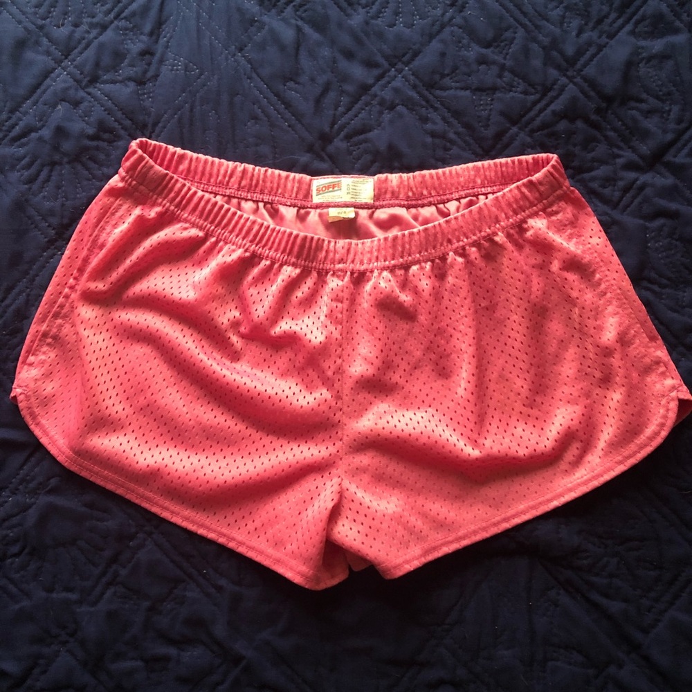 Soffe Mesh Athletic Shorts PINK